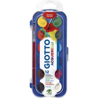 Gouache Giotto doosร  12 kleuren met penseel active 1386278 Gouache active Giotto 30mm doosร  12 kleuren met penseel 8000825967702